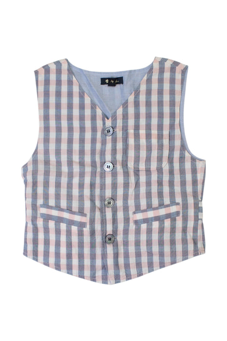 A Multicolour Suit Vests from Velveteen in size 4T for boy. (Front View)