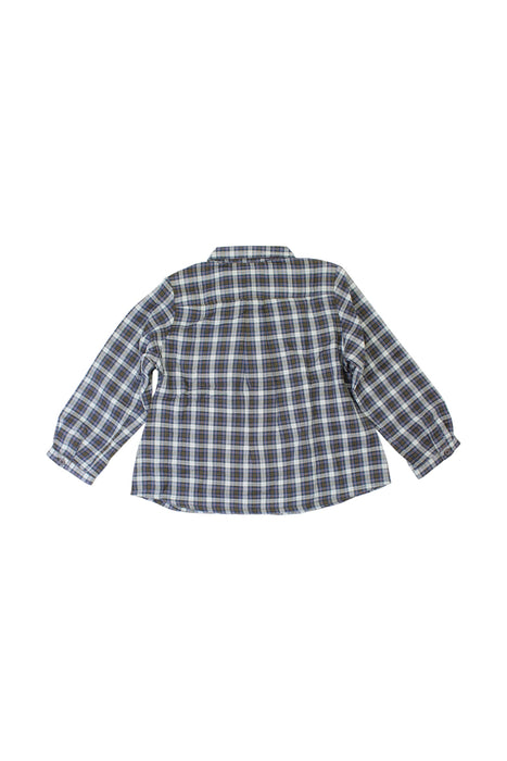 A Blue Long Sleeve Shirts from Bonpoint in size 2T for boy. (Back View)