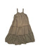 A Brown Sleeveless Dresses from Seed in size 7Y for girl. (Front View)