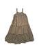 A Brown Sleeveless Dresses from Seed in size 7Y for girl. (Front View)