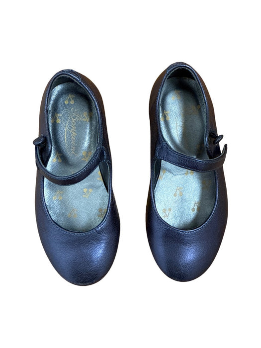 A Blue Flats from Bonpoint in size 3T for girl. (Front View)