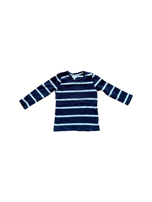 A Navy Long Sleeve T Shirts from Seed in size 4T for neutral. (Front View)