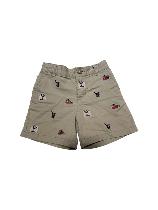 A Beige Shorts from Ralph Lauren in size 12-18M for boy. (Front View)