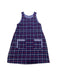 A Navy Overall Dresses from Ragmart in size 5T for girl. (Front View)