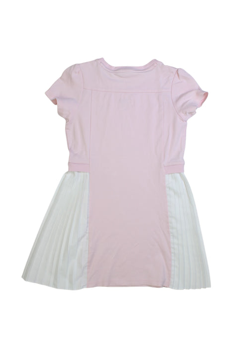 A Pink Short Sleeve Dresses from Fila in size 5T for girl. (Back View)