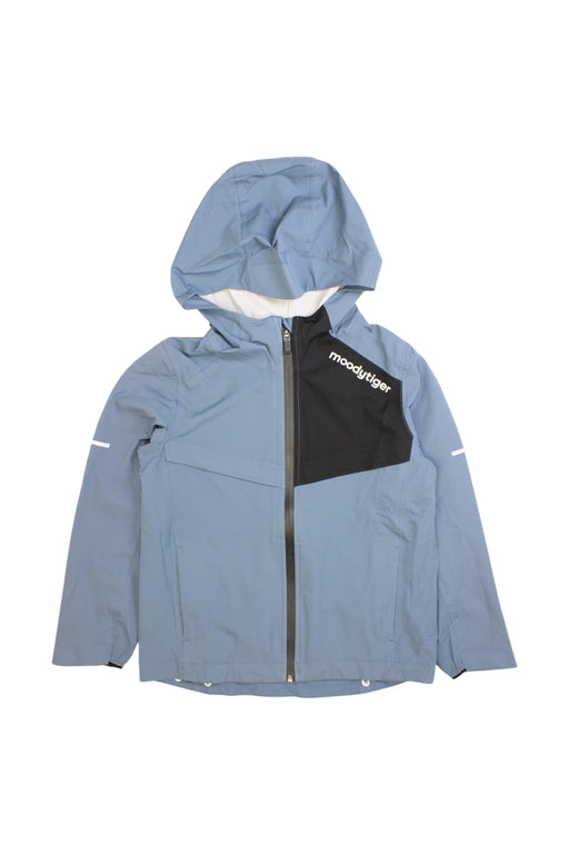 A Blue Lightweight Jackets from Moody Tiger in size 7Y for boy. (Front View)
