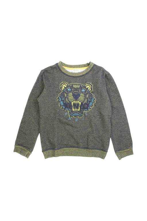 A Grey Crewneck Sweatshirts from Kenzo in size 6T for boy. (Front View)