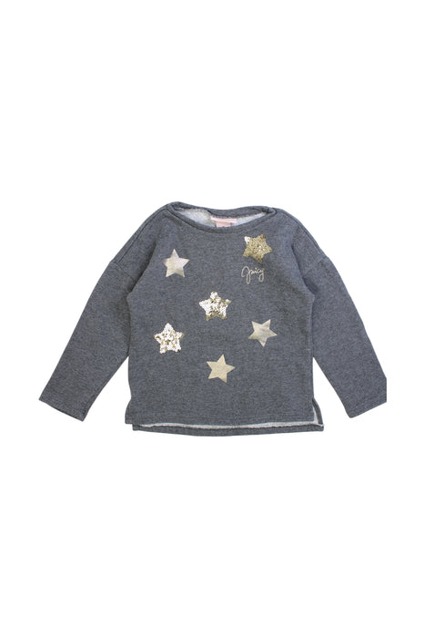 A Grey Crewneck Sweatshirts from Juicy Couture in size 4T for girl. (Front View)