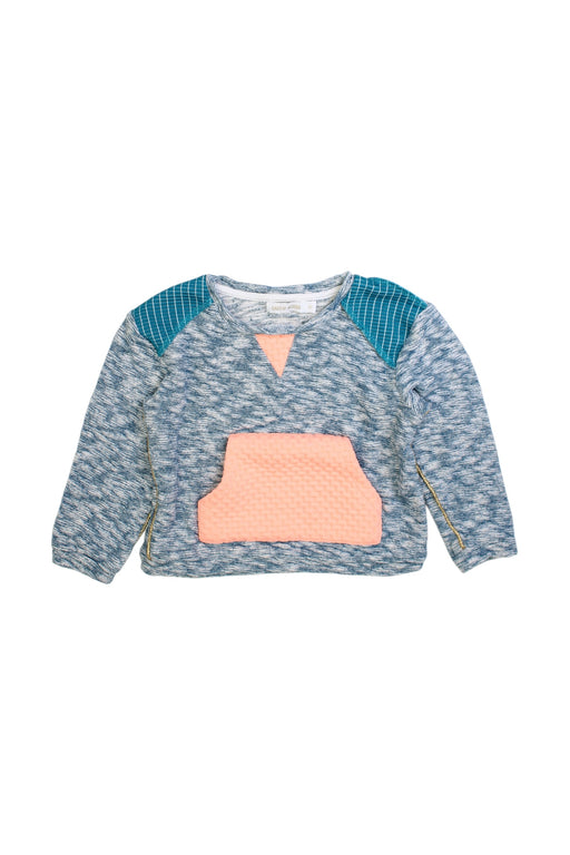 A Multicolour Crewneck Sweatshirts from Oaks of Acorn in size 4T for girl. (Front View)