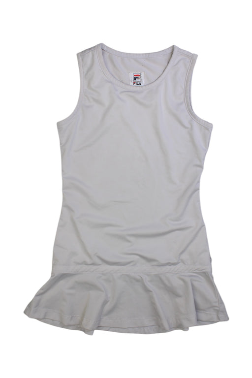 A White Sleeveless Dresses from Fila in size 5T for girl. (Front View)
