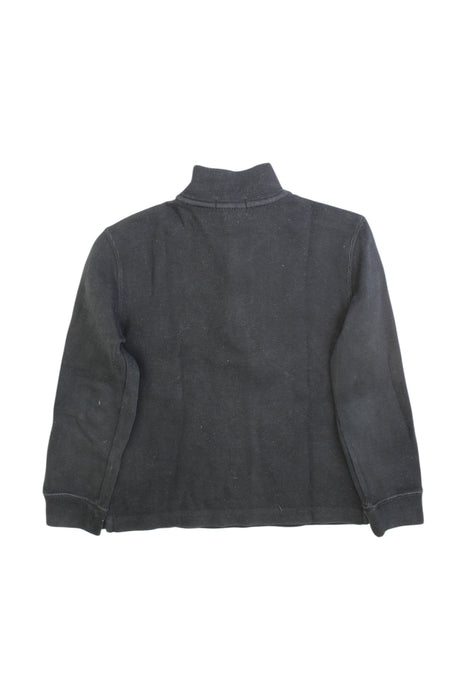 A Black Zippered Sweatshirts from Polo Ralph Lauren in size 6T for boy. (Back View)