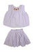 A Purple Sleeveless Tops from Velveteen in size 4T for girl. (Front View)