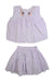 A Purple Sleeveless Tops from Velveteen in size 4T for girl. (Back View)