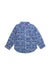 A Blue Long Sleeve Shirts from Liberty London in size 6T for girl. (Front View)