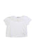 A White Short Sleeve T Shirts from Cyrillus in size 12-18M for girl. (Front View)