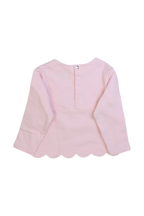 A Pink Crewneck Sweatshirts from Jacadi in size 2T for girl. (Back View)