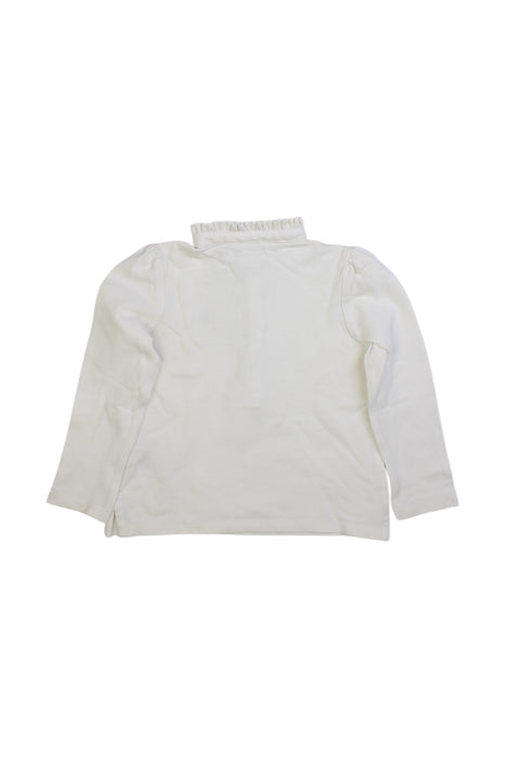 A White Long Sleeve Polos from Ralph Lauren in size 2T for girl. (Back View)