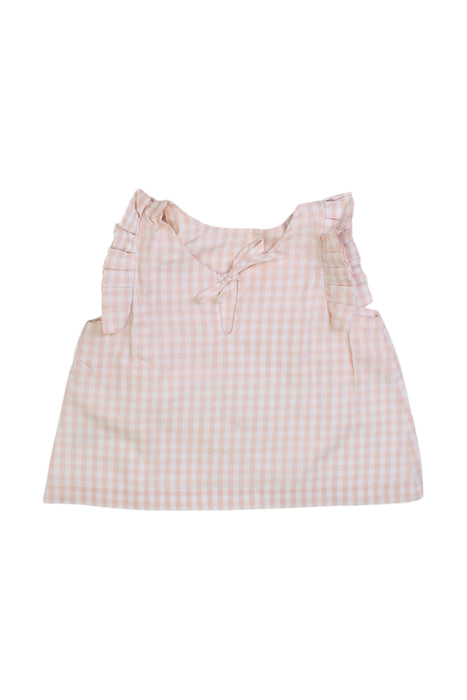 A Pink Sleeveless Tops from Seed in size 2T for girl. (Back View)