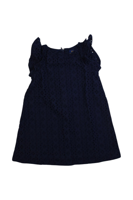 A Navy Sleeveless Dresses from Polo Ralph Lauren in size 2T for girl. (Front View)