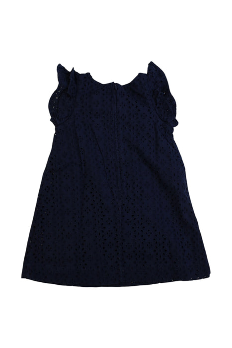 A Navy Sleeveless Dresses from Polo Ralph Lauren in size 2T for girl. (Back View)