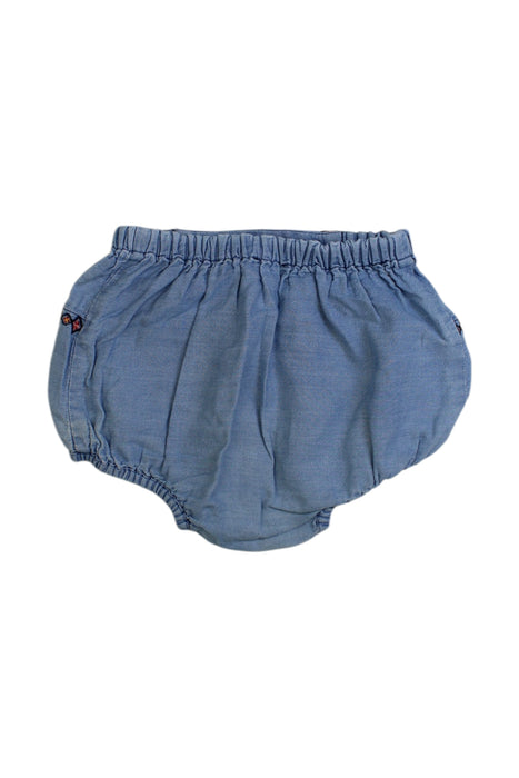 A Blue Bloomers from Velveteen in size 12-18M for girl. (Back View)