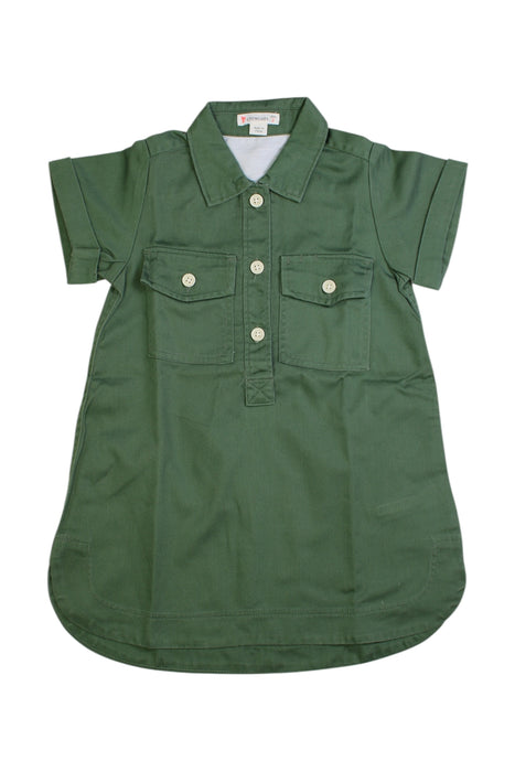 A Green Short Sleeve Dresses from Crewcuts in size 2T for girl. (Front View)