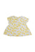 A Yellow Short Sleeve Tops from Petit Bateau in size 2T for girl. (Back View)