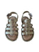 A Gold Sandals from Mini Melissa in size 18-24M for girl. (Front View)
