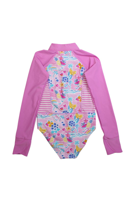 A Multicolour Swimsuits from Coolibar in size 7Y for girl. (Back View)