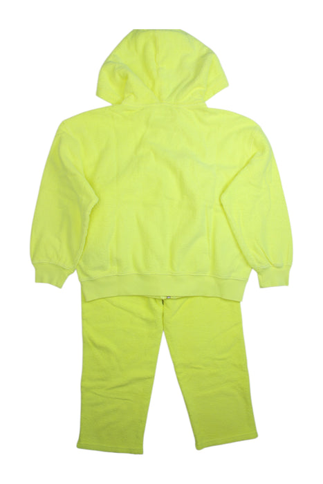 A Yellow Zippered Sweatshirts from American Vintage in size 9Y for girl. (Back View)