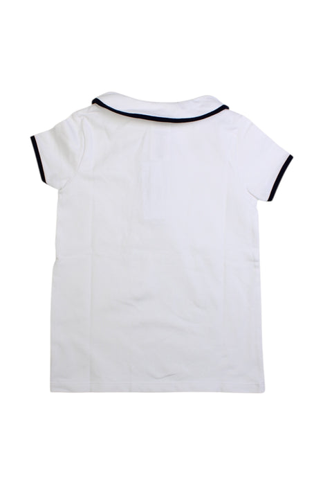 A White Short Sleeve Tops from Jacadi in size 8Y for girl. (Back View)