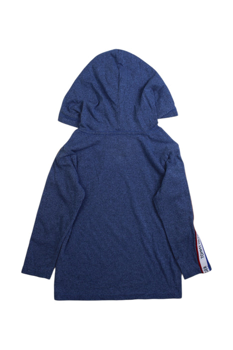 A Blue Hooded Sweatshirts from Tommy Hilfiger in size 3T for boy. (Back View)