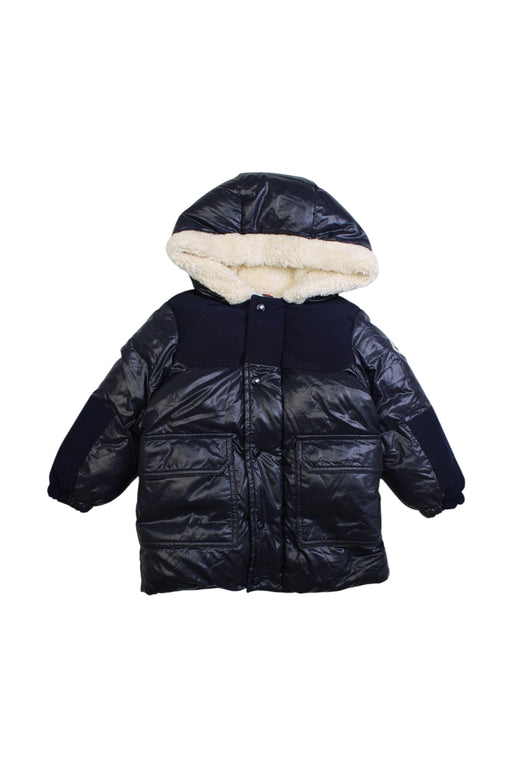 A Navy Puffer/Quilted Coats & Outerwear from Moncler in size 18-24M for boy. (Front View)