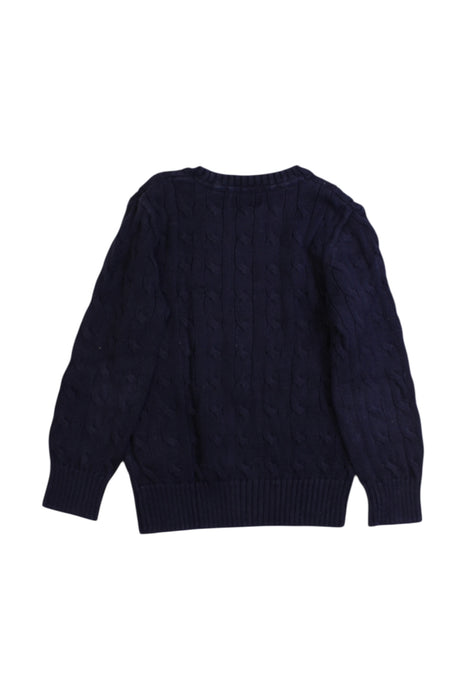 A Navy Knit Sweaters from Polo Ralph Lauren in size 5T for boy. (Back View)