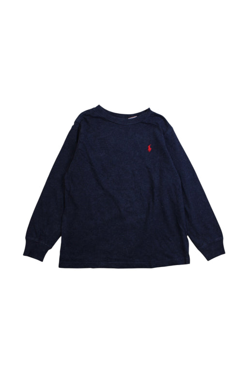 A Navy Knit Sweaters from Polo Ralph Lauren in size 5T for boy. (Front View)
