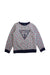 A Navy Crewneck Sweatshirts from Guess in size 5T for girl. (Front View)