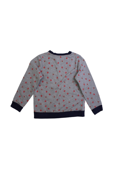 A Navy Crewneck Sweatshirts from Guess in size 5T for girl. (Back View)