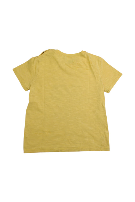 A Yellow Short Sleeve T Shirts from IKKS in size 3T for boy. (Back View)