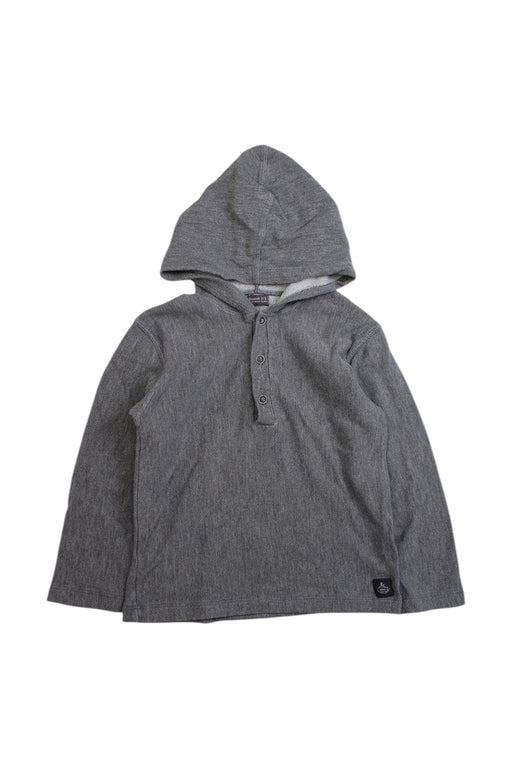 A Grey Hooded Sweatshirts from Yellowsub in size 3T for boy. (Front View)