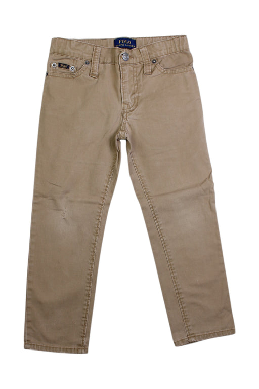 A Beige Casual Pants from Polo Ralph Lauren in size 3T for boy. (Front View)
