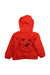 A Red Rain Jackets from Seed in size 3T for boy. (Back View)
