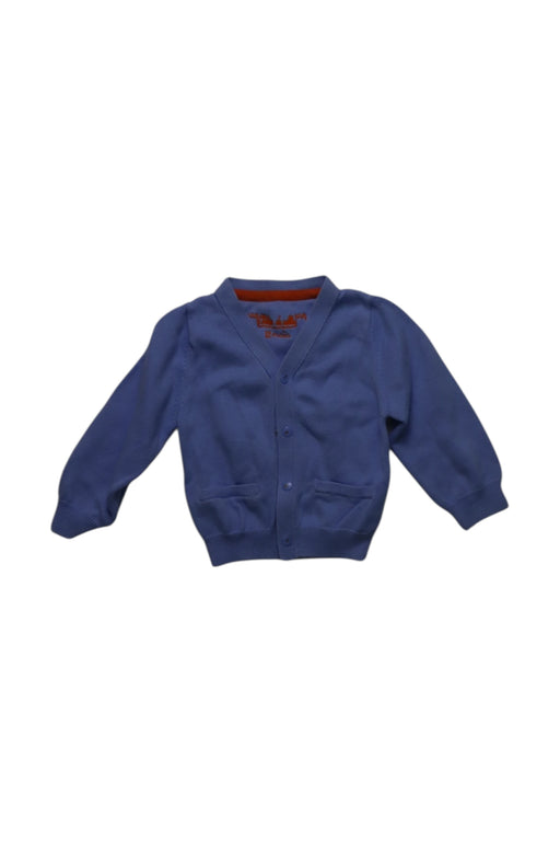 A Blue Cardigans from Chateau de Sable in size 6-12M for boy. (Front View)