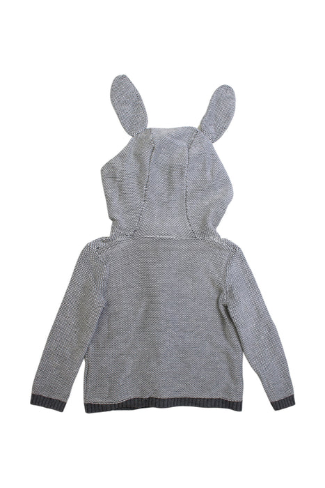 A Grey Buttoned Sweatshirts from Seed in size 12-18M for boy. (Back View)