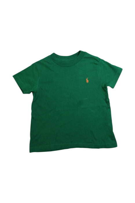 A Green Short Sleeve T Shirts from Polo Ralph Lauren in size 2T for boy. (Front View)