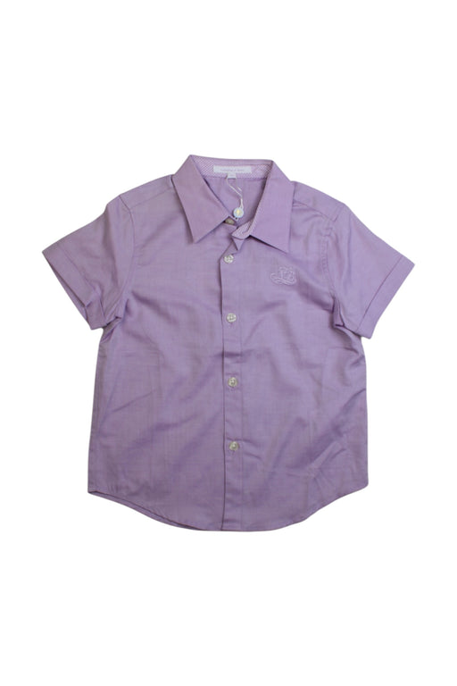 A Purple Short Sleeve Shirts from Nicholas & Bears in size 3T for boy. (Front View)