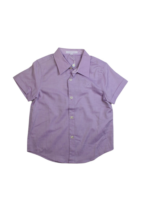 A Purple Short Sleeve Shirts from Nicholas & Bears in size 3T for boy. (Front View)
