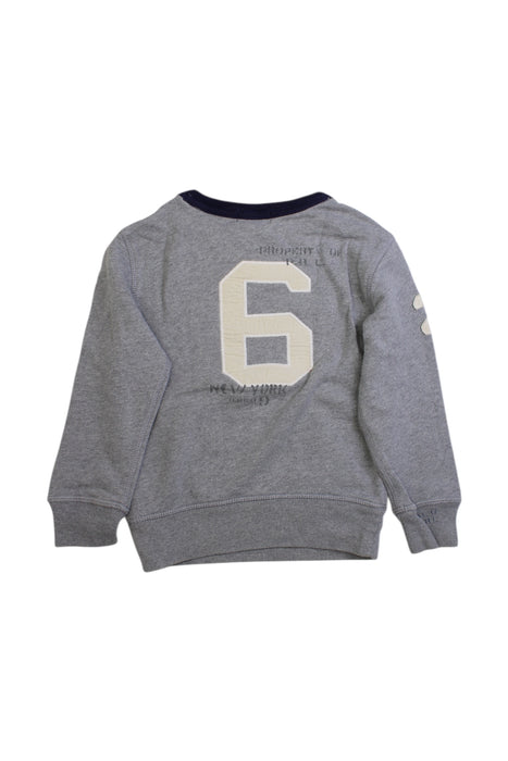 A Grey Crewneck Sweatshirts from Polo Ralph Lauren in size 3T for boy. (Back View)