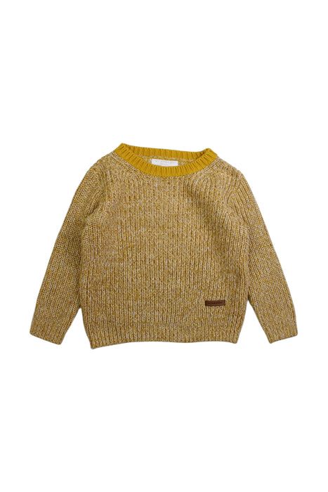 A Yellow Knit Sweaters from Burberry in size 3T for boy. (Front View)