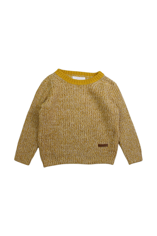 A Yellow Knit Sweaters from Burberry in size 3T for boy. (Front View)