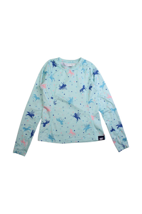 A Multicolour Long Sleeve Tops from Lands' End in size 6T for girl. (Front View)